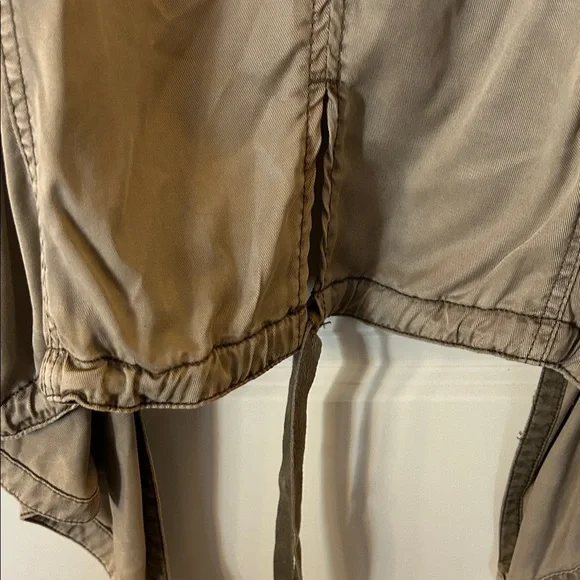 NEW LISTING! From ANTHROPOLOGIE Tan Open Front Jacket with Pockets - Picture 6 of 6